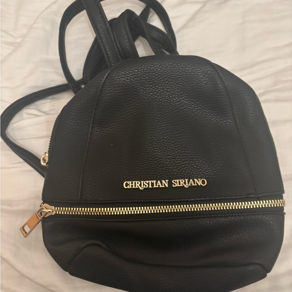 Christian Siriano Elegant Black Backpack